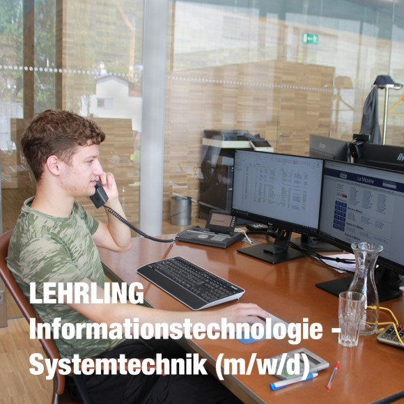 LEHRLING Informationstechnologie – Systemtechnik (m/w/d)